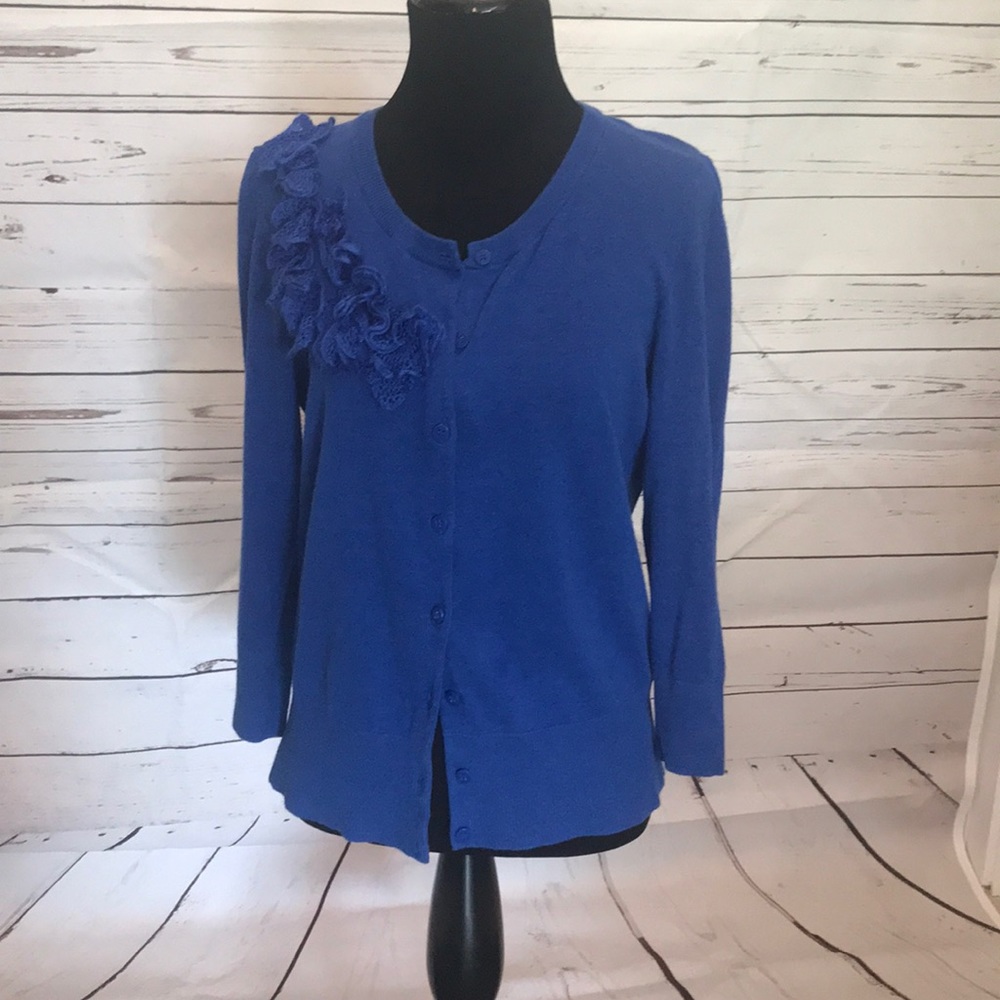 Jones New York lightweight 3/4 sleeve cardigan